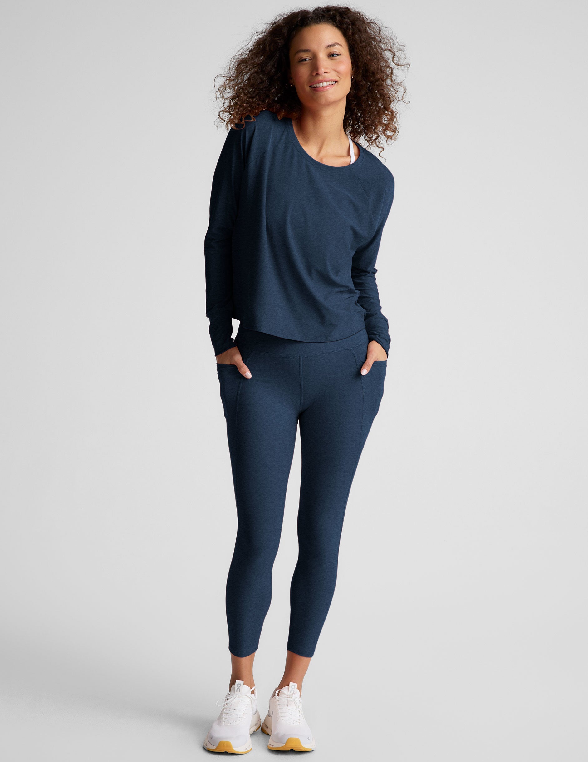 Spacedye Out Of Pocket High Waisted Capri Legging - Image 5