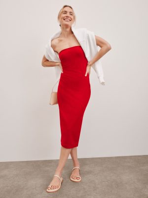 Spacedye Strapless Dress